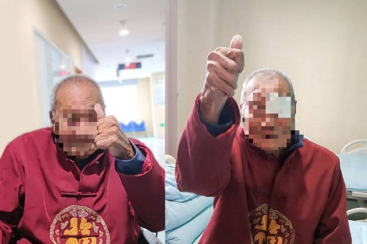 暖心守护！永春爱尔眼科医院为孤寡驼背老人重铸清晰视界