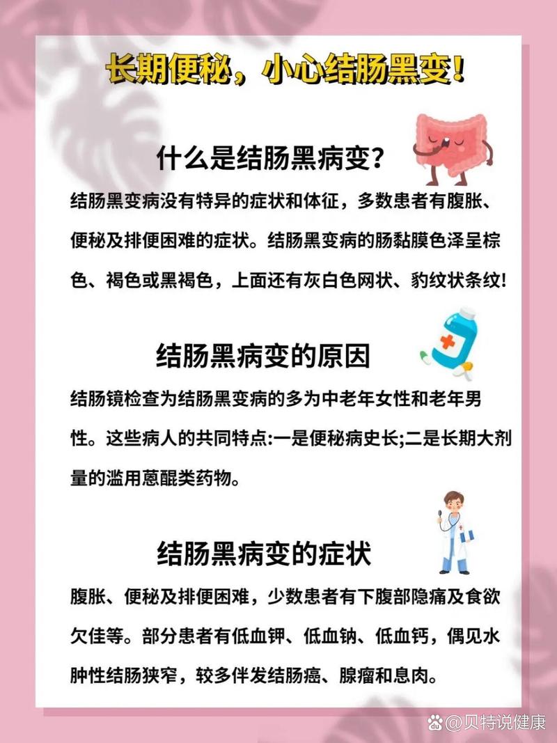 直肠黑变病的概述