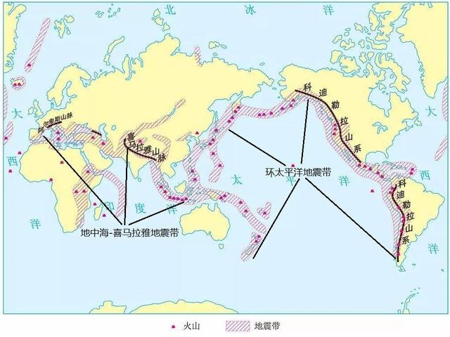 读中国主要地震带分布图，寻找我国地震灾害风险较低的地区