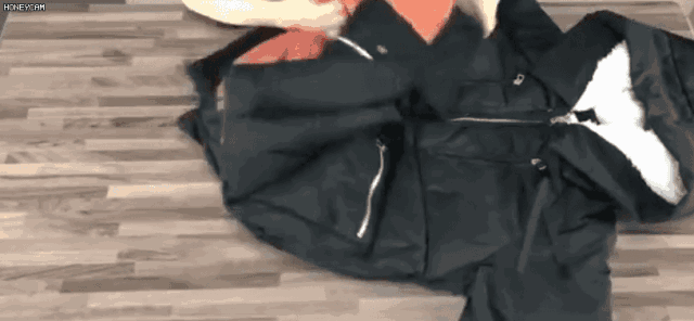 冬天的厚衣服这样收，不回潮，无折痕，省了3个大衣柜！