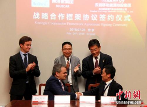 汉能牵手世界500强博洛雷集团 打造太阳能电动汽车