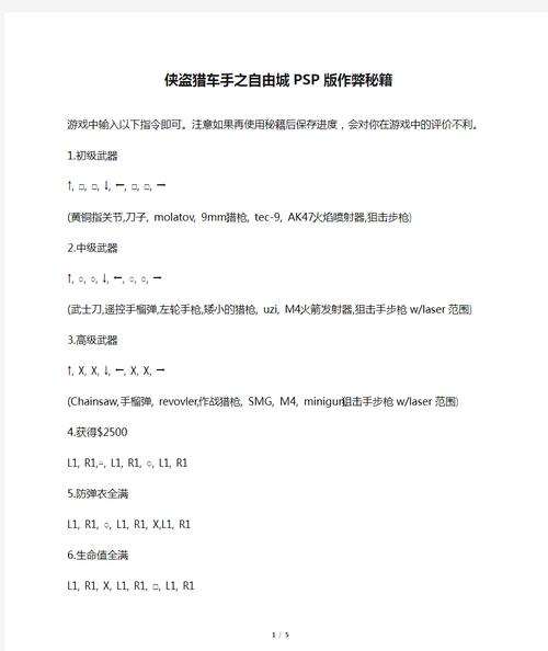 侠盗猎车4自由城之章手机秘籍
