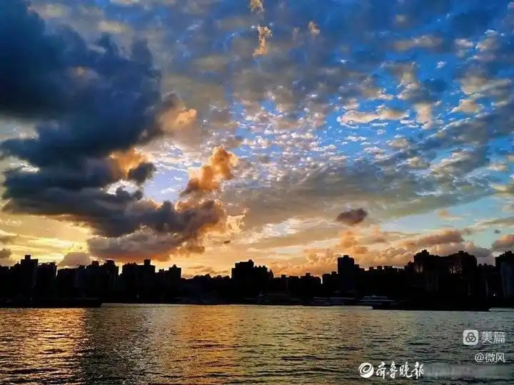 朝霞和晚霞的对话