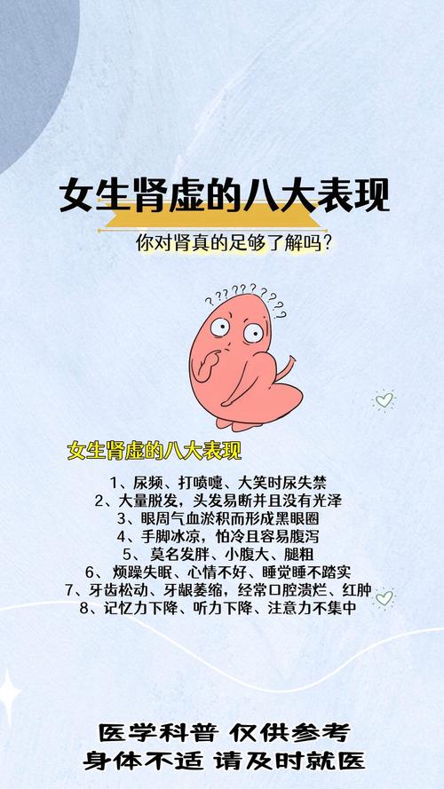 肾虚的症状有哪些 女人肾虚麻烦多
