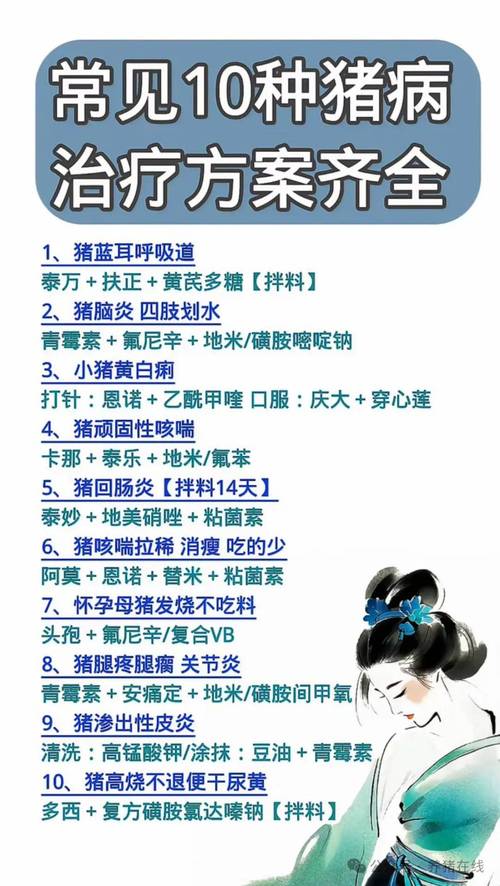 中兽医土方良方防治猪病，猪气喘病