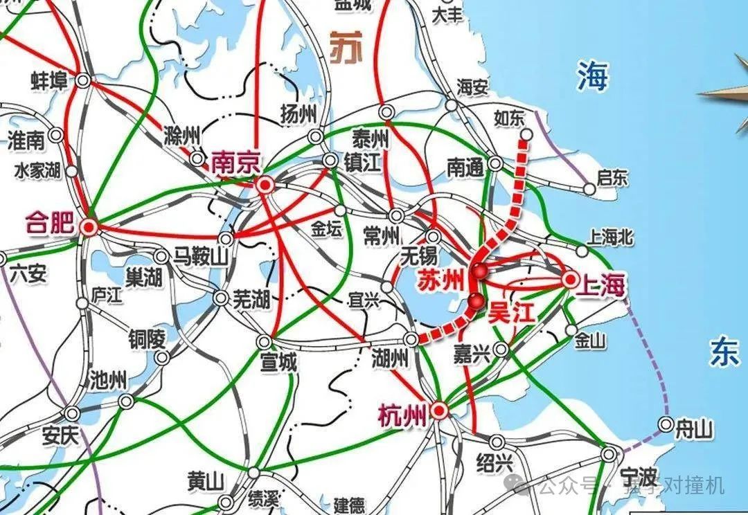 上海机场联络线未来还将联通苏州，通过三条城际铁路
