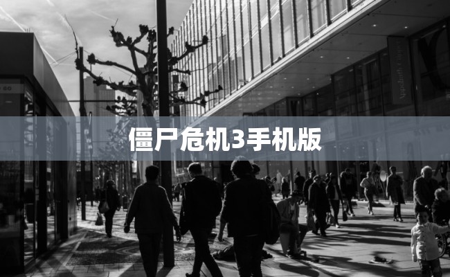 僵尸危机3手机版