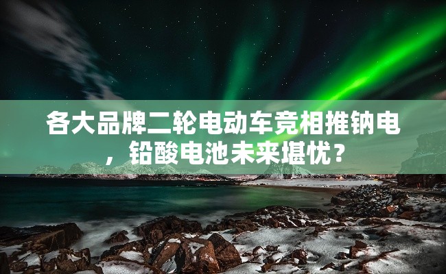 各大品牌二轮电动车竞相推钠电，铅酸电池未来堪忧？