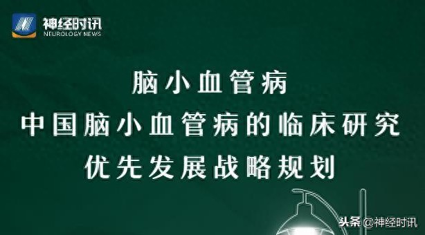 中国脑小血管病的临床研究优先发展战略规划
